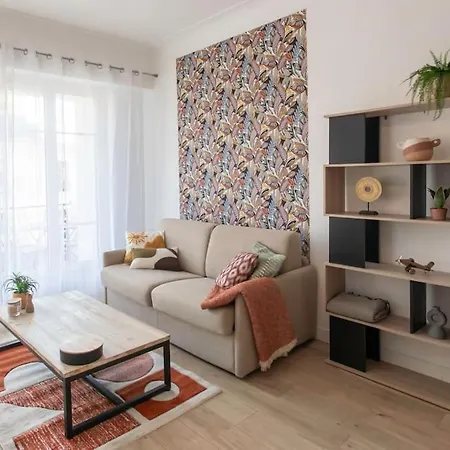 L53 1br Des Postes, Place Massena Terrace & Ac Apartment Nice