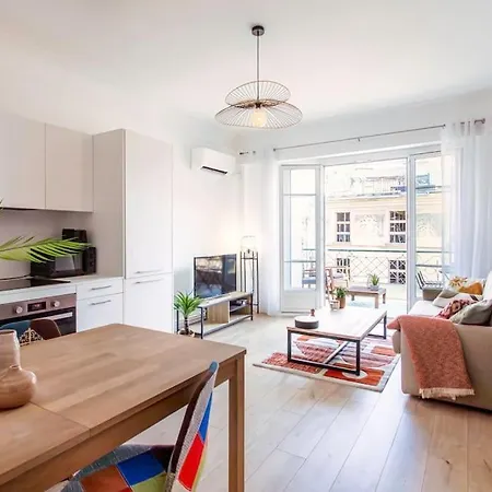 L53 1br Des Postes, Place Massena Terrace & Ac Appartement